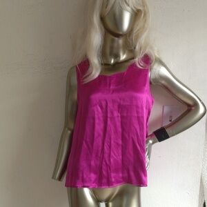 Silkland pink sleeveless shirt business casual very very lightly worn almost new